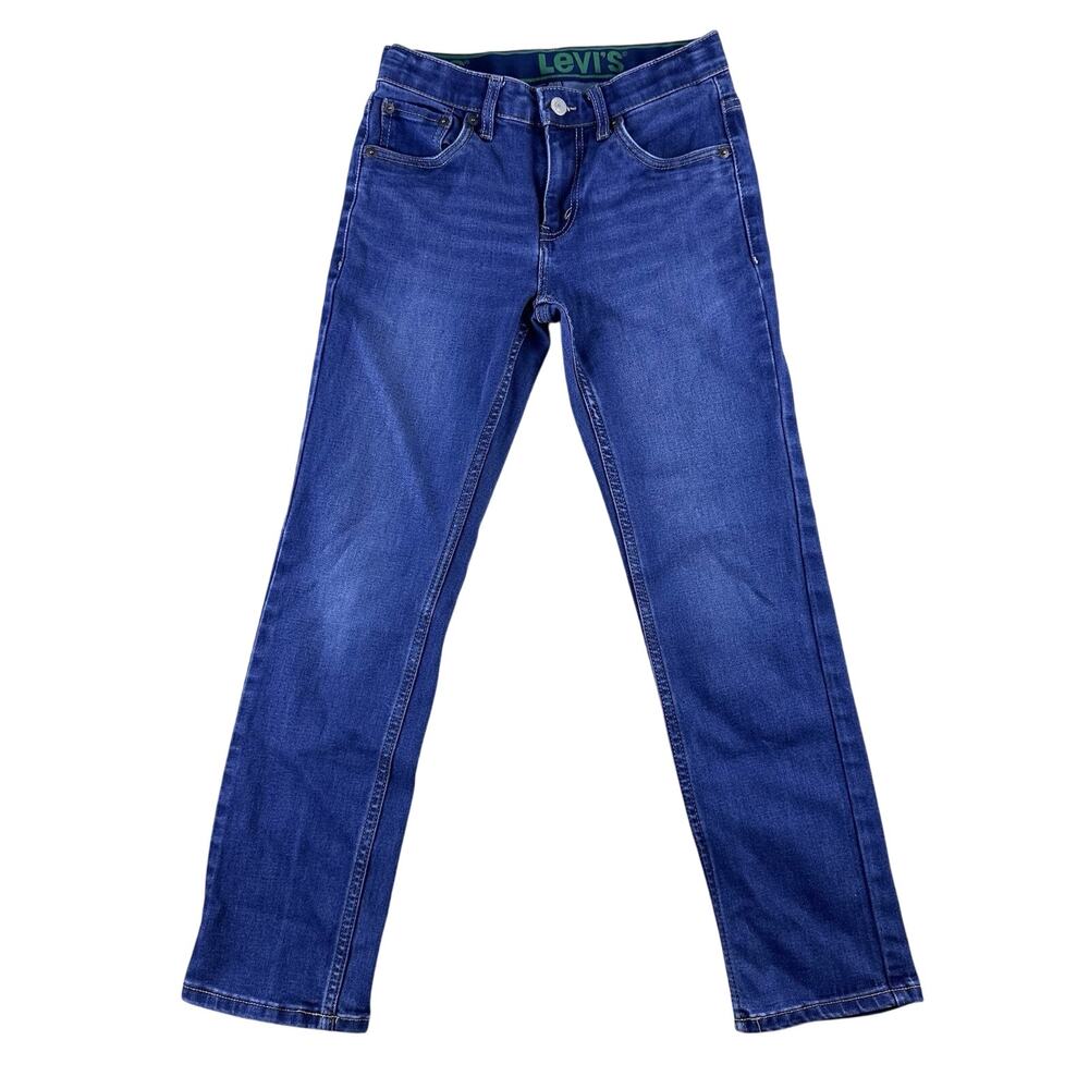 Levis 511 Youth Boys Size 12 Reg 26x27 Slim Medium Wash Red Tab Adjustable Waist